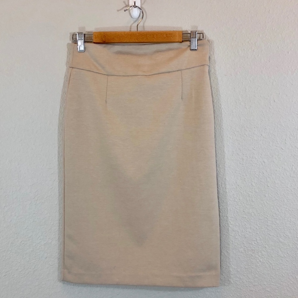 Grace Women’s Beige Pencil Skirt